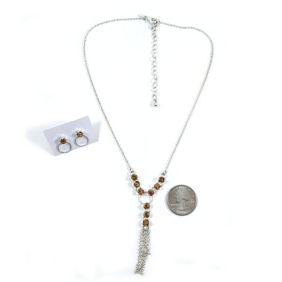 Avon SAQ Sparkling Y Necklace Giftset - Picture 4 of 11